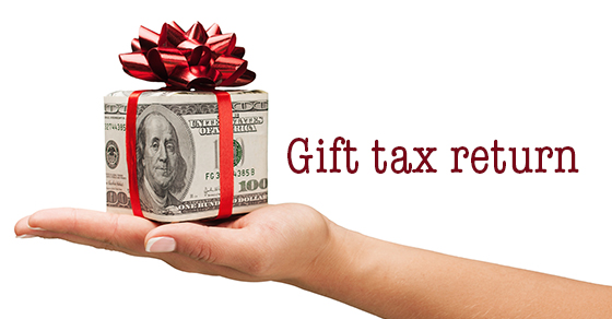 Gift tax return
